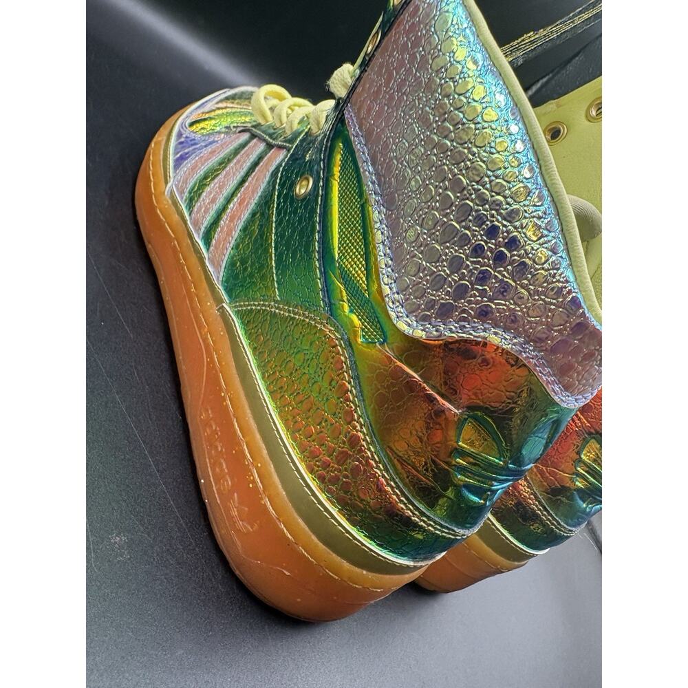 Adidas Jeremy Scott JS Wings 1.0 Rainbow Iridescent Gold Orange Size 11 Rare - Picture 14 of 15